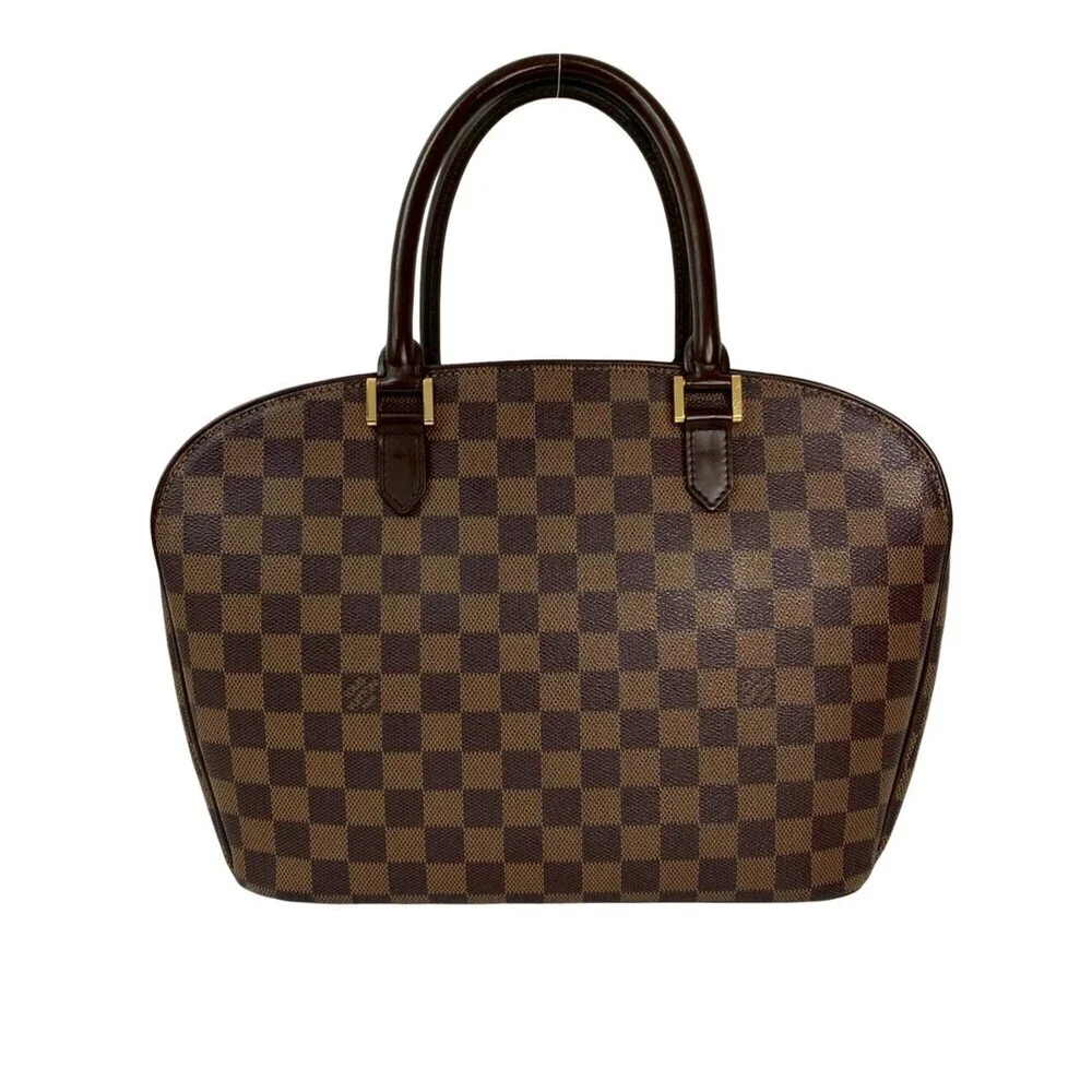 LOUIS VUITTON Brown Damier Leather Boston Bag - Picture 3 of 10